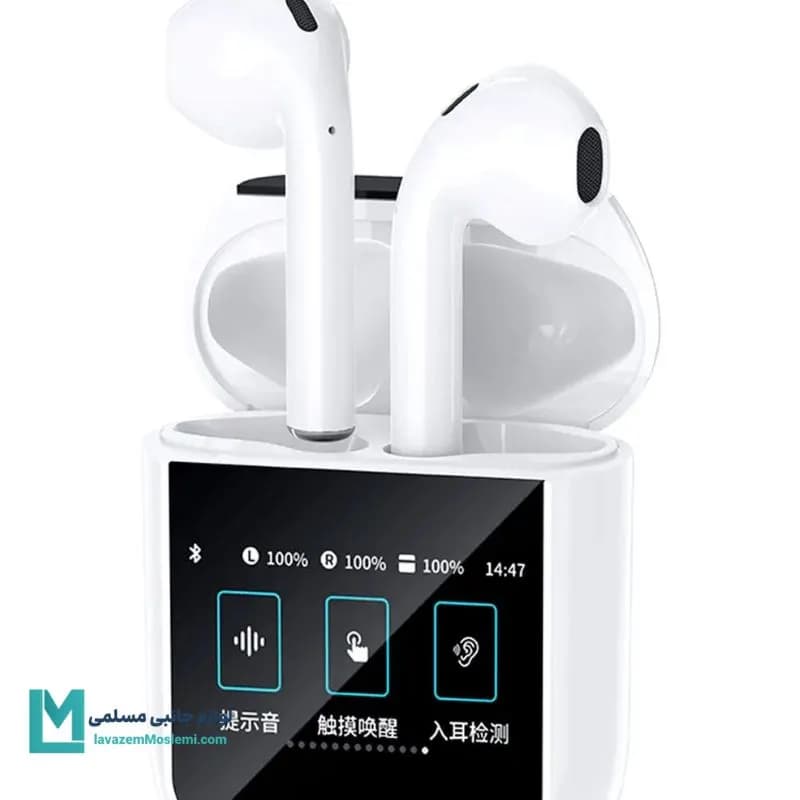 هندزفری بی سیم Wiwu مدل Airbuds T24 – سفید کد EV1019 | لوازم جانبی مسلمی