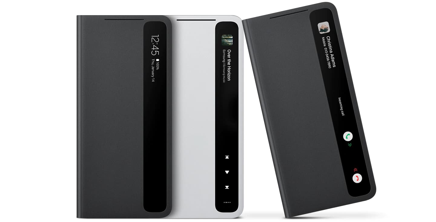 کاور هوشمند سامسونگ مدل clear view cover برای Galaxy S21 ultra با قلم سامسونگ ساخت ویتنام — تصویر ۶