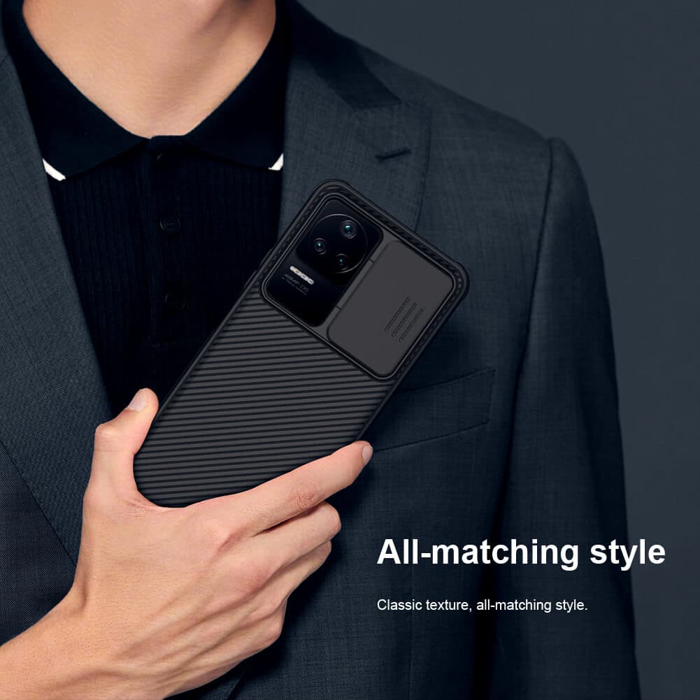 کاور نیلکین CamShield Proمناسب برای Nillkin CamShield Pro cover case for Xiaomi Redmi K40S, Xiaomi Poco F4 5G — تصویر ۳
