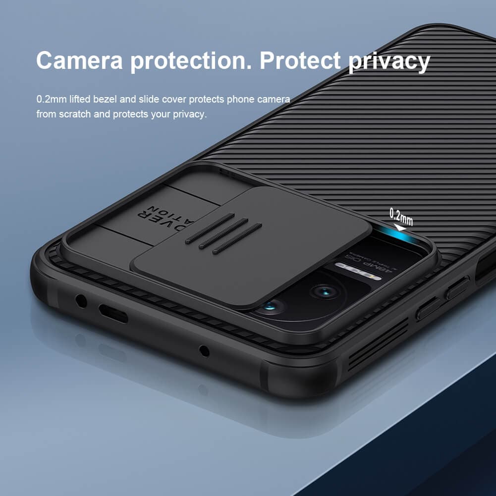 کاور نیلکین CamShield Proمناسب برای Nillkin CamShield Pro cover case for Xiaomi Redmi K40S, Xiaomi Poco F4 5G