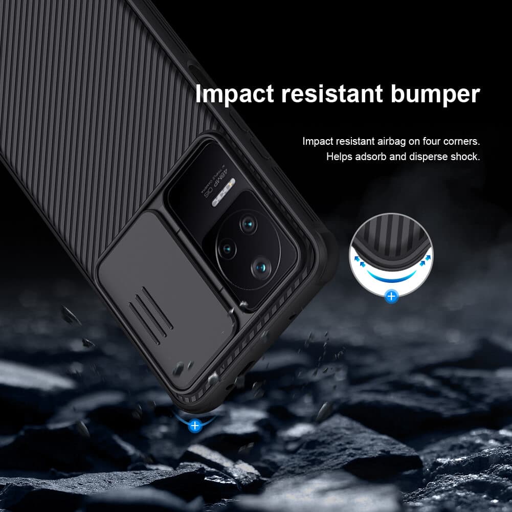 کاور نیلکین CamShield Proمناسب برای Nillkin CamShield Pro cover case for Xiaomi Redmi K40S, Xiaomi Poco F4 5G — تصویر ۲