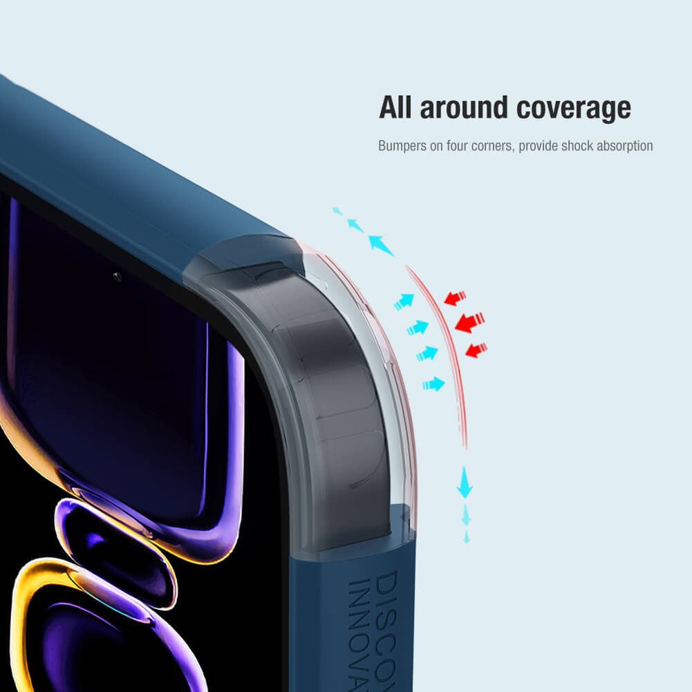 قاب نیلکین برای شیائومی k60/poco f5 pro مدل Super Frosted Shield pro — تصویر ۴