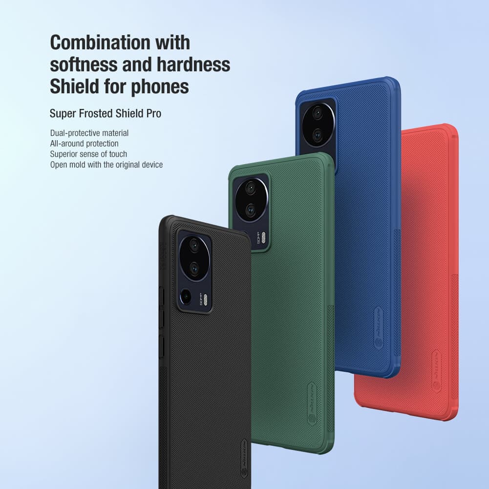 قاب نیلکین برای شیائومی Mi13 lite مدل Super Frosted Shield pro — تصویر ۸