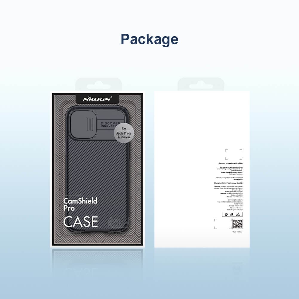 کاور نیلکین CamShield Proمناسب برای اپل 12promax