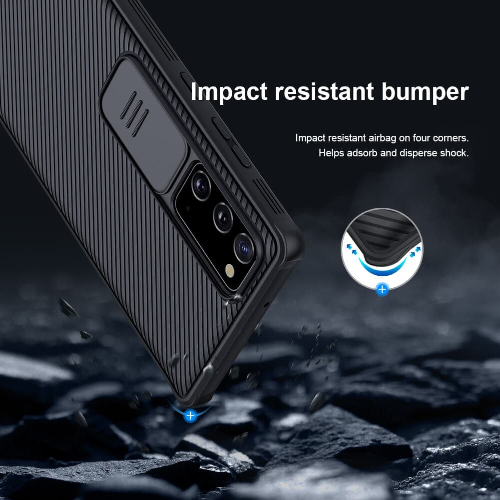 قاب نیلکین مدل Camshield pro برای گوشی موبایل سامسونگ Note 20 — تصویر ۸