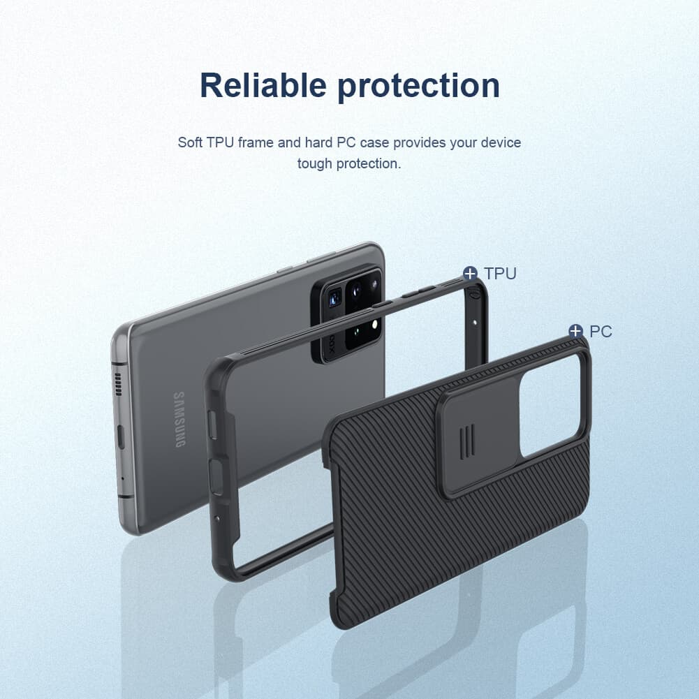 قاب نیلکین مدل Camshield pro سامسونگ Galaxy S20 Ultra — تصویر ۳