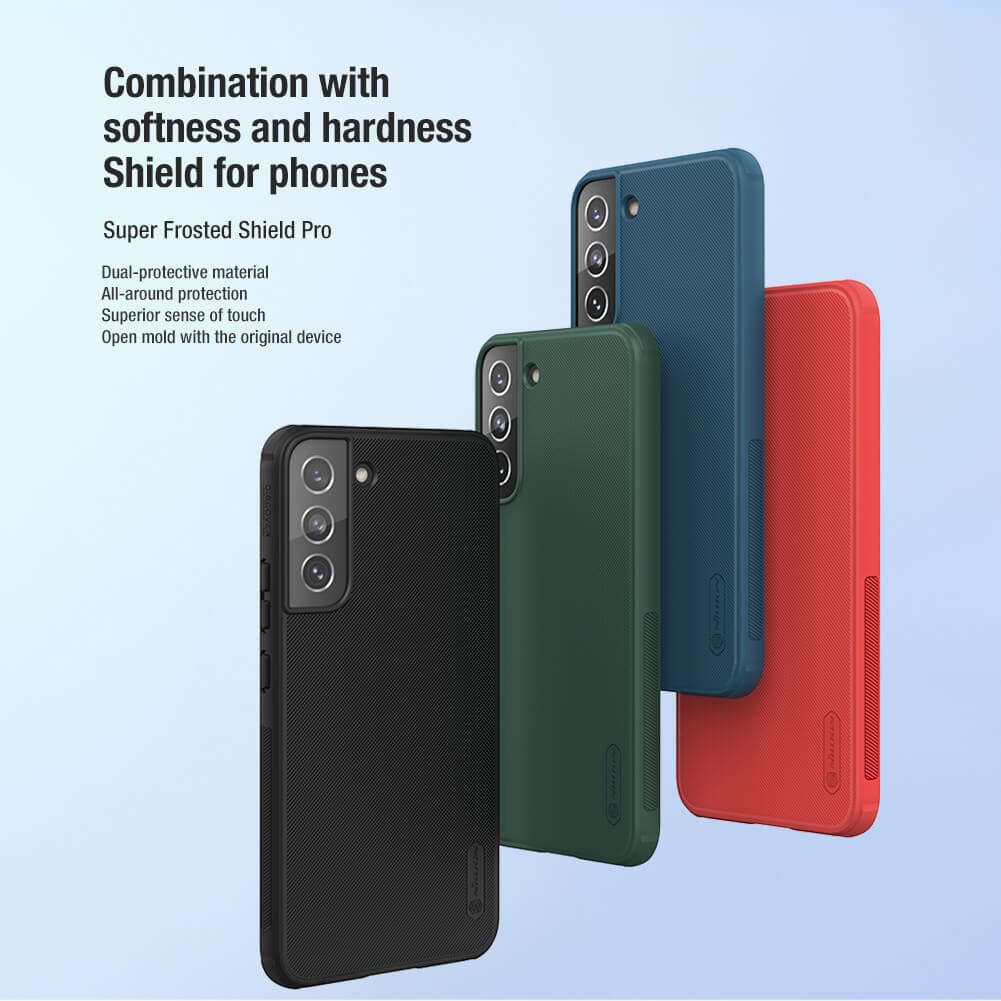 قاب نیلکین مدل Super Frosted Shield pro برای سامسونگ Galaxy s22plus — تصویر ۲
