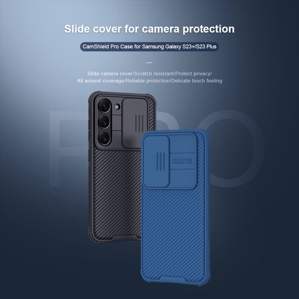 قاب نیلکین مدل Camshield pro سامسونگ Galaxy S23 plus