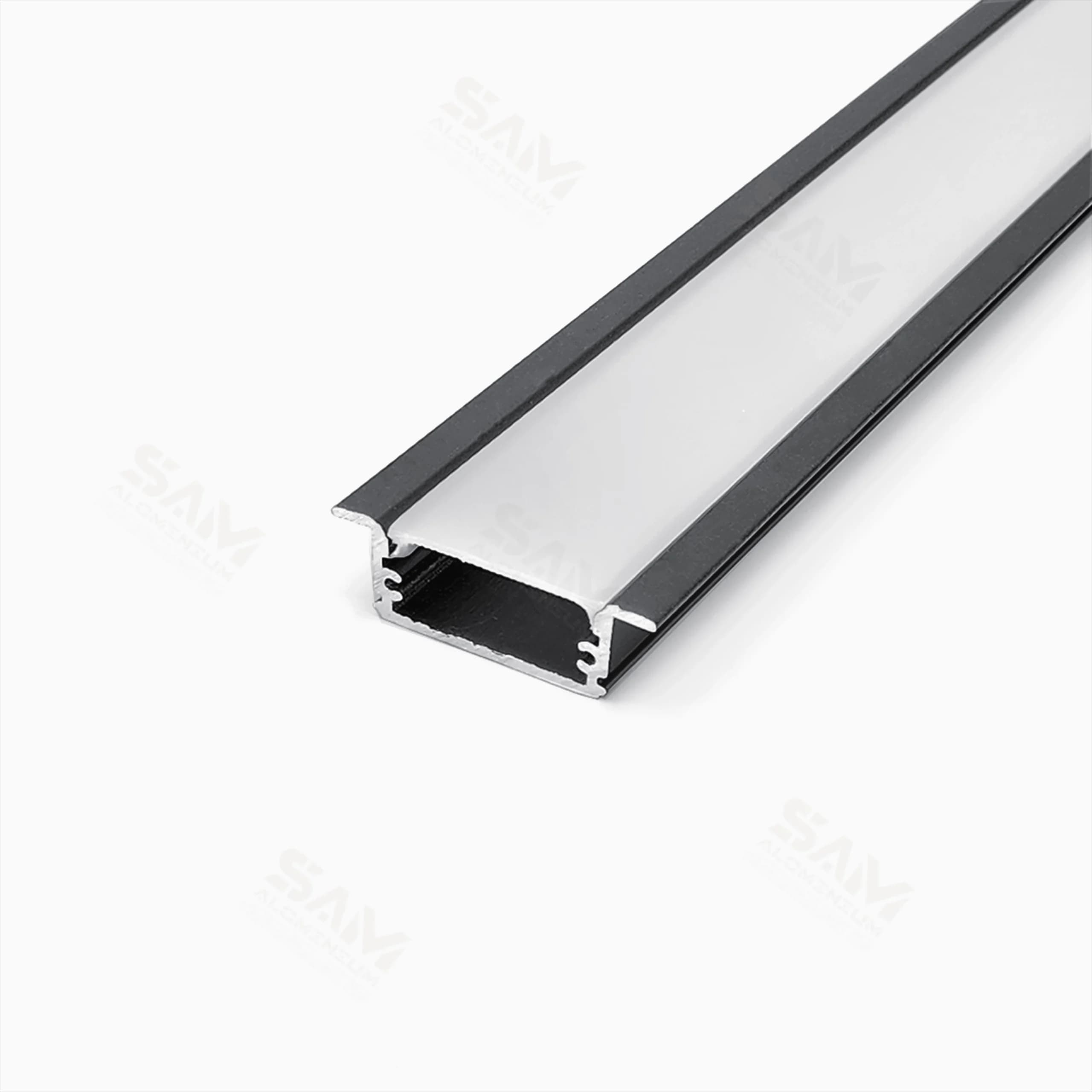 پروفیل لاینر توکار مشکی (12×30 میل) کد 22