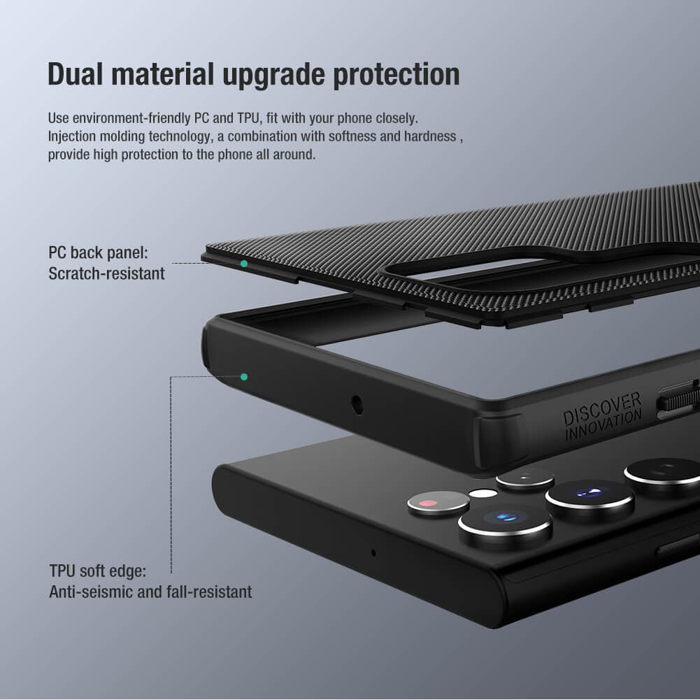 قاب نیلکین مدل Super Frosted Shield pro برای سامسونگ Galaxy 22ultra — تصویر ۳