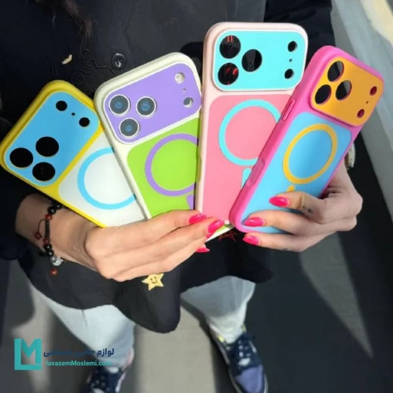 قاب گوشی آیفون مگ سیف پاستیلی کد C3773 | لوازم جانبی مسلمی — تصویر ۲