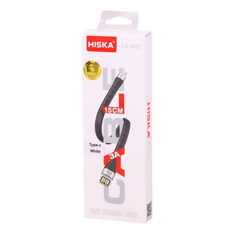 کابل تبدیل USB به Type-C هیسکا مدل LX-1015 طول 15 سانتی متر