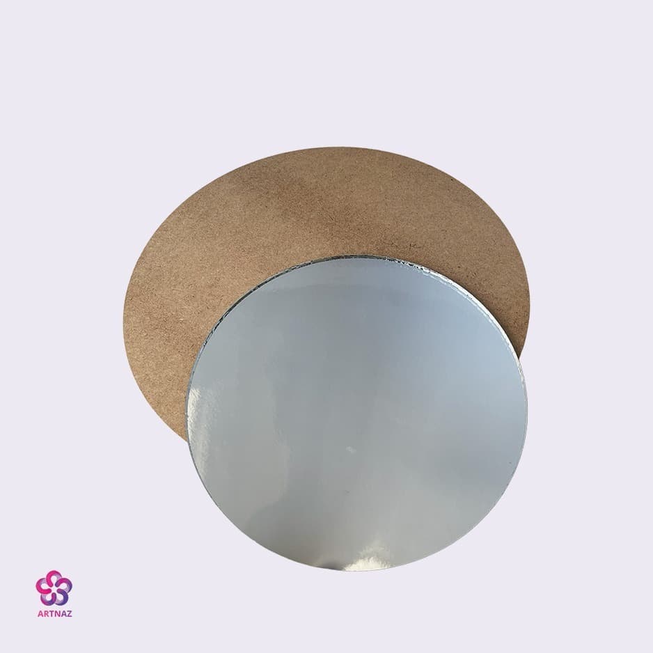 آینه همراه با بیس چوبی (آیینه ، ایینه) — تصویر ۴
