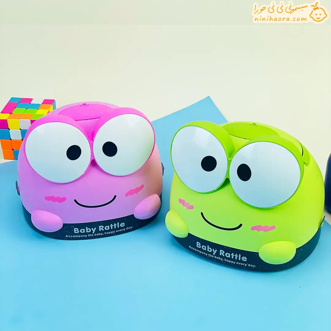 جغجغه طرح قورباغه Baby Rattle — تصویر ۴