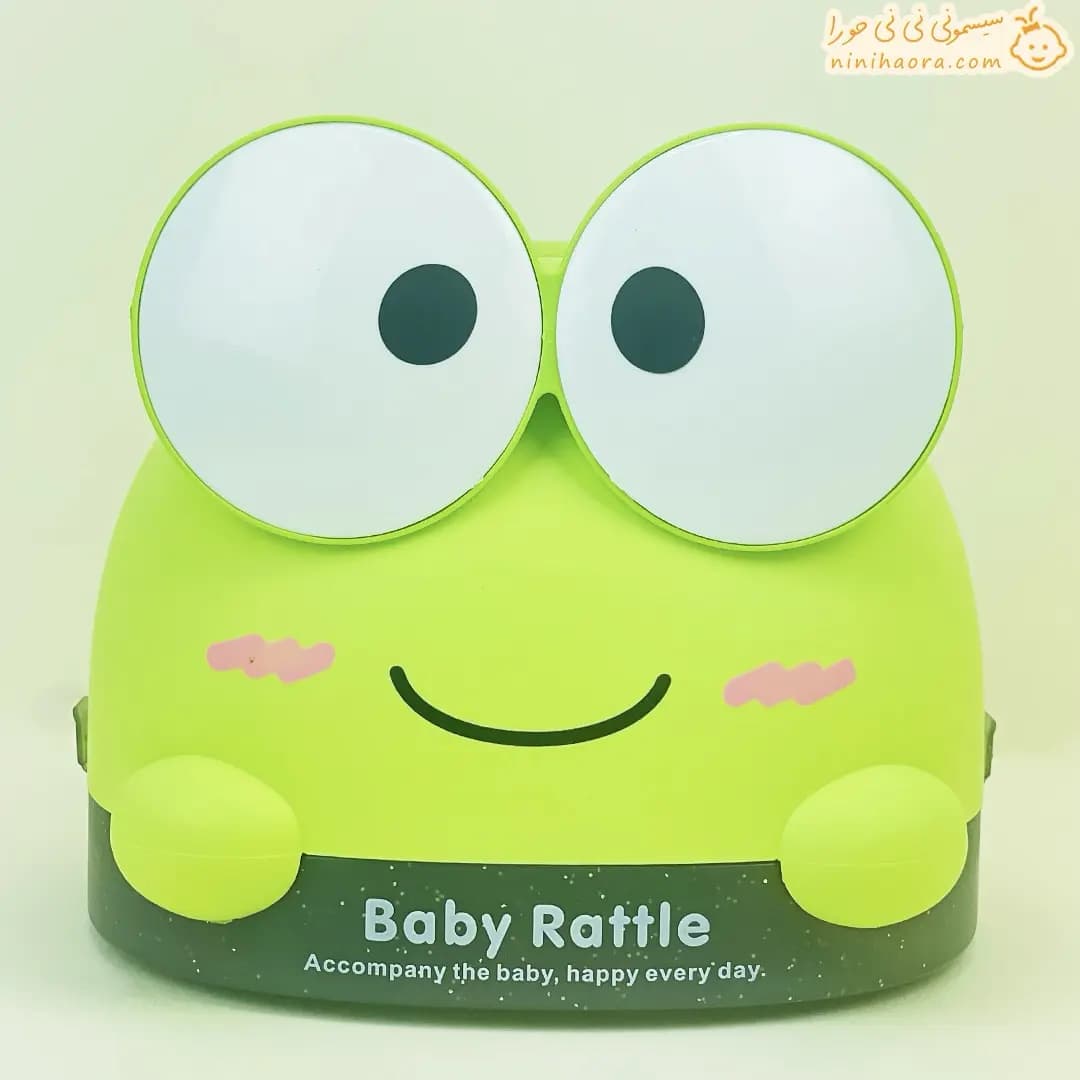 جغجغه طرح قورباغه Baby Rattle — تصویر ۳