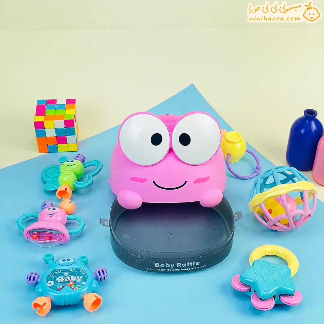 جغجغه طرح قورباغه Baby Rattle — تصویر ۵