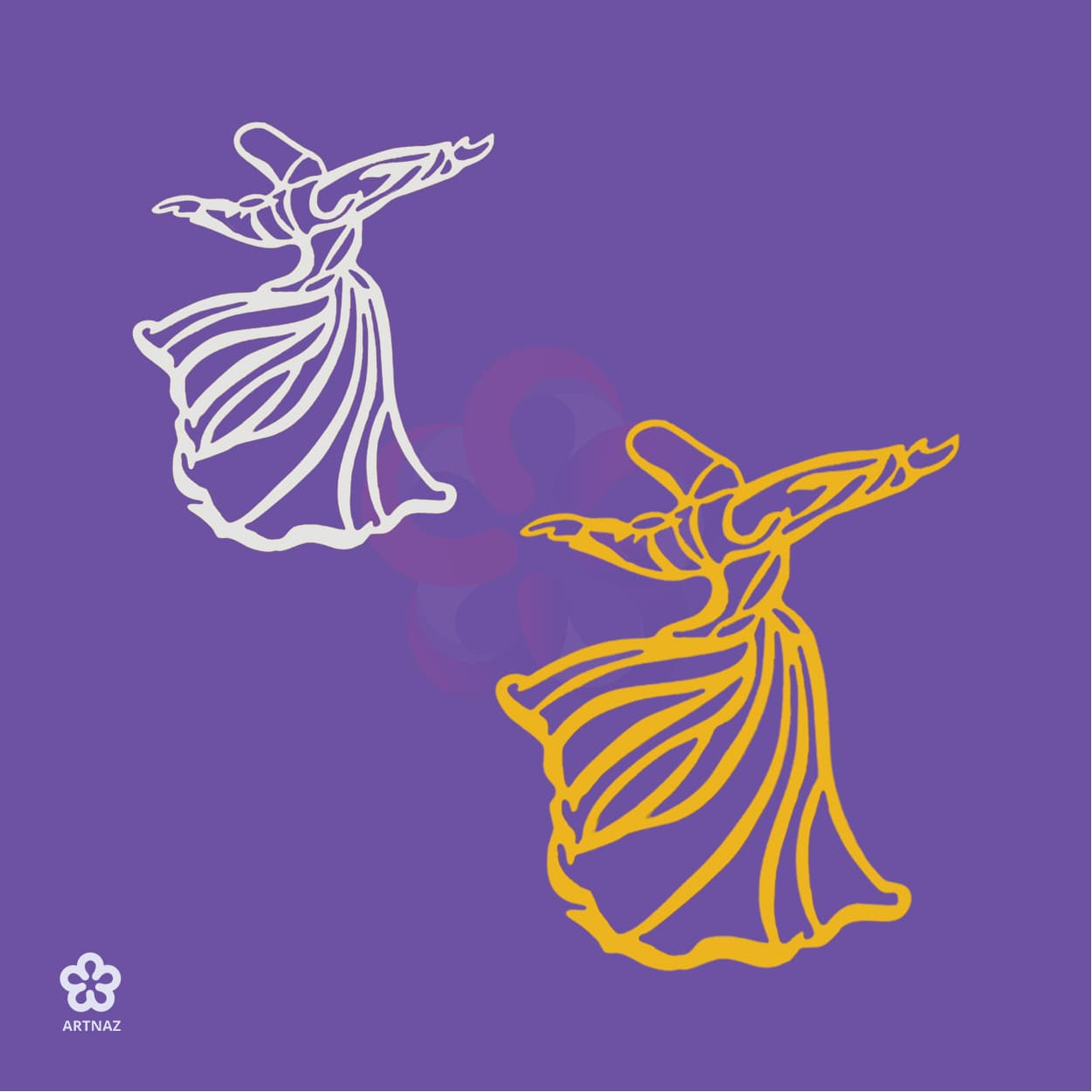 استیکر رقص سماء — تصویر ۶