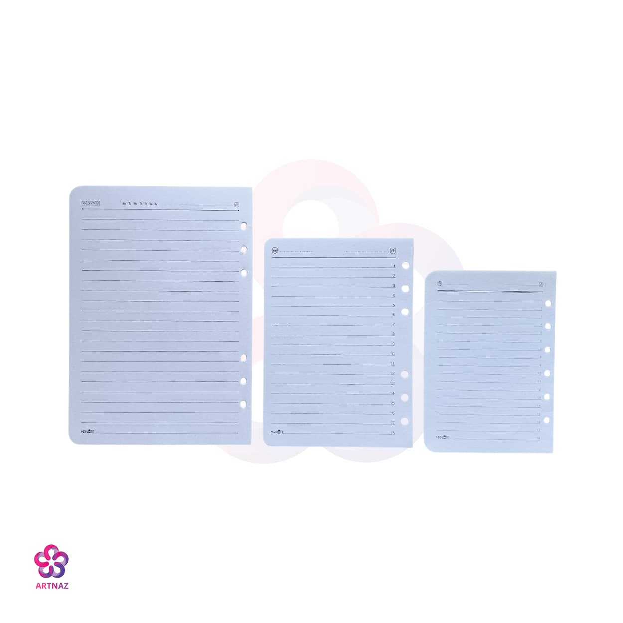 کاغذ خط دار دفترچه