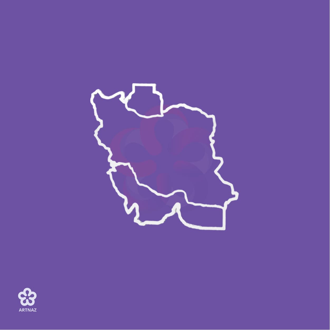 استیکر نقشه ایران در ۲ طرح — تصویر ۷