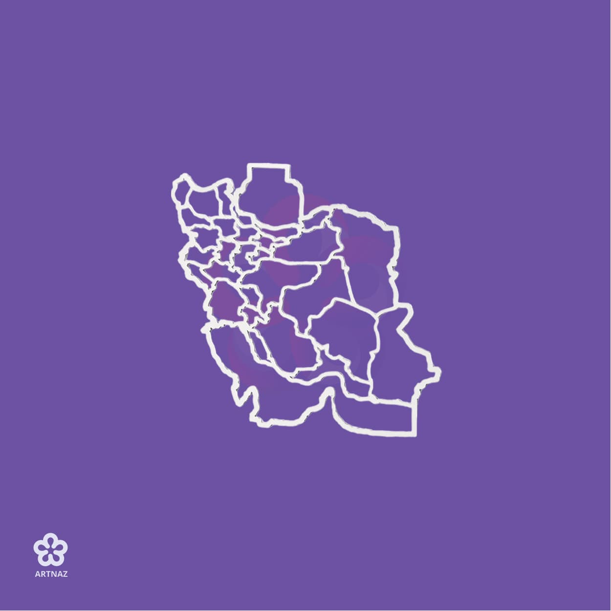 استیکر نقشه ایران در ۲ طرح — تصویر ۶