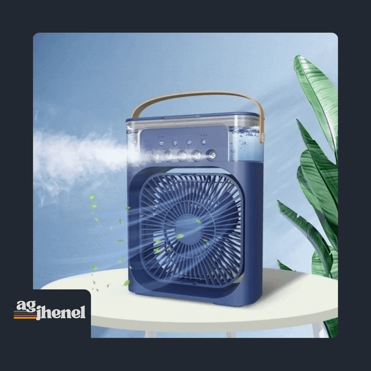 پنکه مه پاش پرتابل سایز بزرگ _ Air Cooler Fan