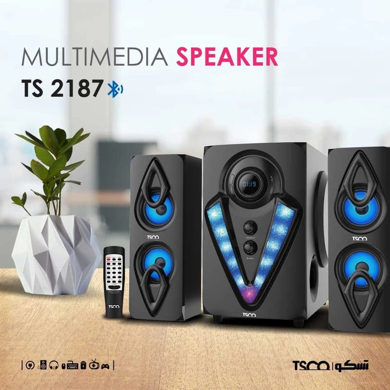 اسپیکر پخش کننده خانگی تسکو مدل TS 2187 — تصویر ۶