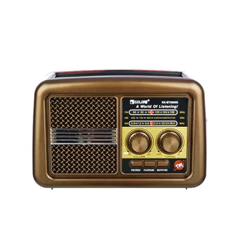 رادیو اسپیکر FM، AM، SW گولون مدل RX-BT3600S دارای Bluetooth — تصویر ۲