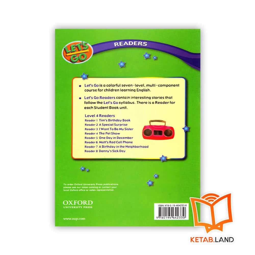 پک 8 جلدی کتاب 4 Let’s Go Readers — تصویر ۸