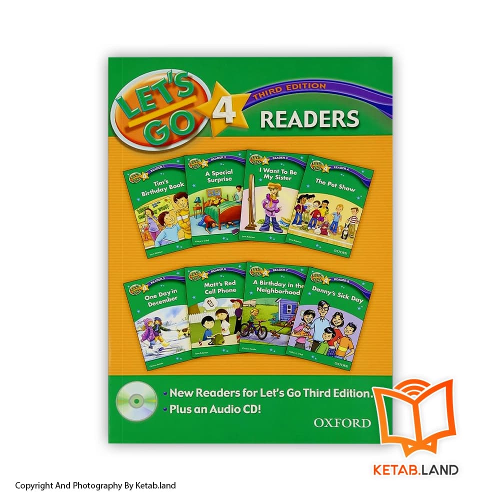 پک 8 جلدی کتاب 4 Let’s Go Readers — تصویر ۲