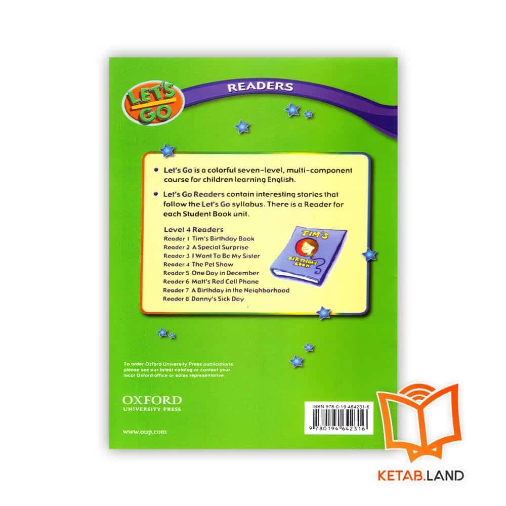 پک 8 جلدی کتاب 4 Let’s Go Readers — تصویر ۴