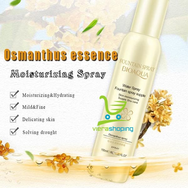 اسپری آبرسان صورت عصاره اسمانتوس بیوآکوا bioaqua