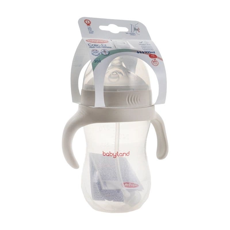 شیشه شیر بیبی لند طرح اونت مدل Colic-Ez ظرفیت 300 میلی لیتر کد 202 — تصویر ۲