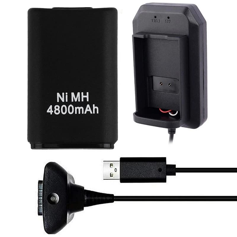 باتری و شارژر دسته بازی مدل XBox 360 RF-1310S NI-MH 4800mAh — تصویر ۴