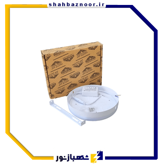 شعاع زرین پنل 24 وات فول لایت روکار کد 05 — تصویر ۳