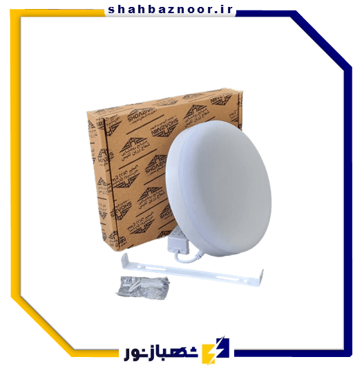 شعاع زرین پنل 24 وات فول لایت روکار کد 05