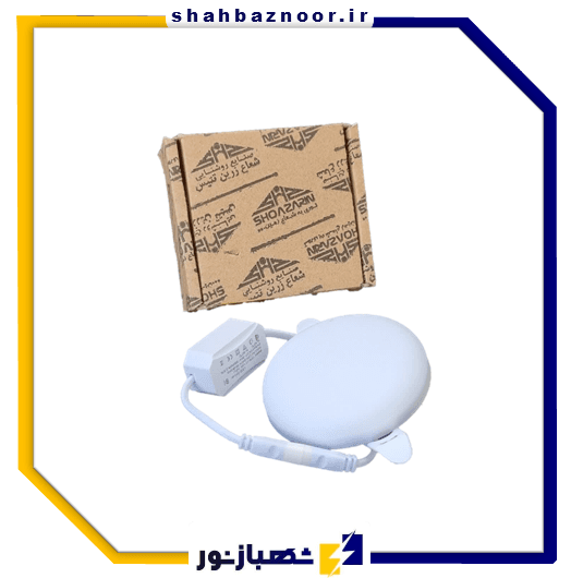 شعاع زرین پنل 24 وات فول لایت روکار کد 05 — تصویر ۲