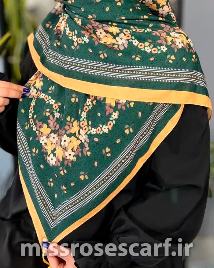 روسری قواره 120 کد M242 — تصویر ۲