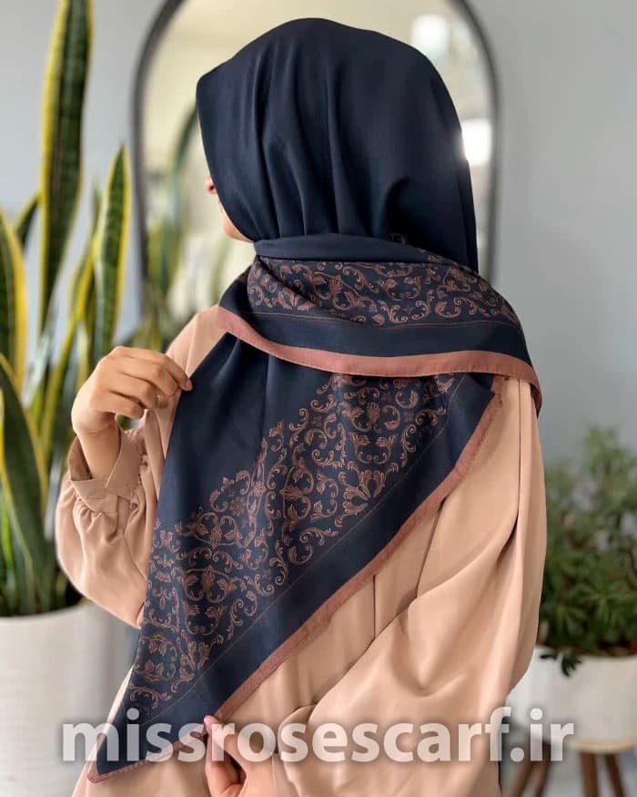 روسری قواره 120 کد M239 — تصویر ۲