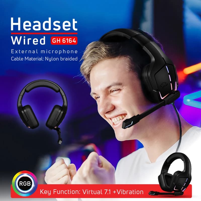 هدفون مخصوص بازی تسکو مدل GH 6164 — تصویر ۵