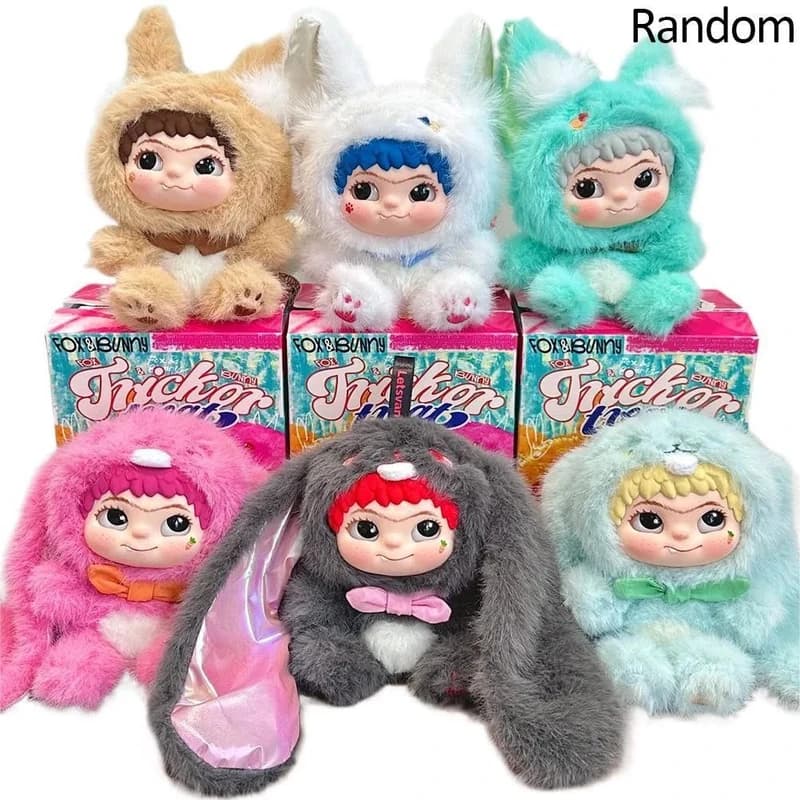 اسباب بازی شانسی مدل عروسک سوپرایزی واکوکو سری Fox & Bunny
