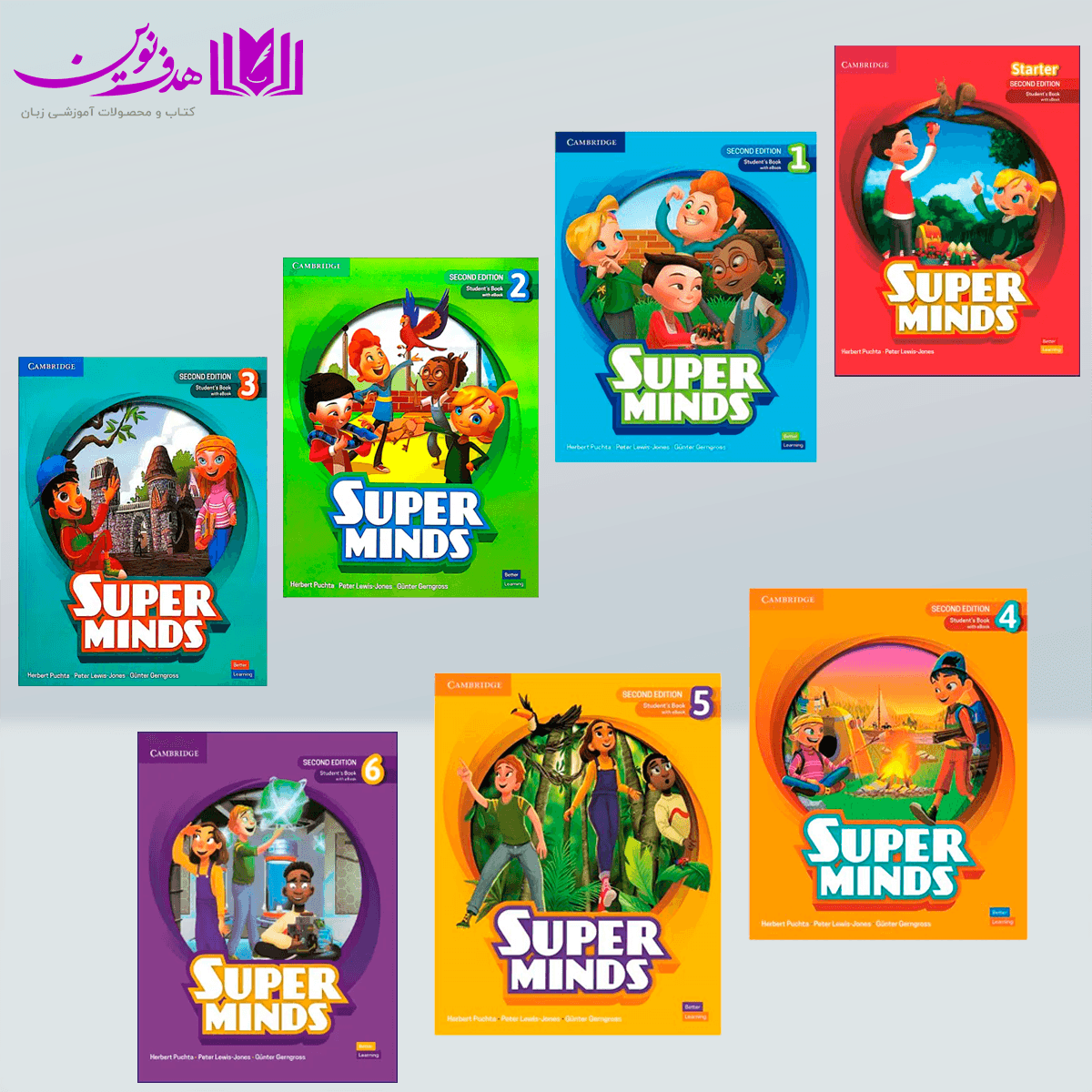 پک کتاب Super Minds 2nd (Starter-6) Pack