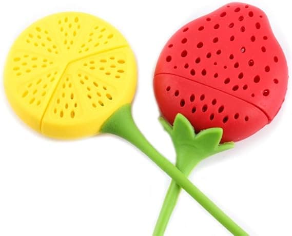 دمنوش ساز سیلیکونی مدل لیمو و توت فرنگی