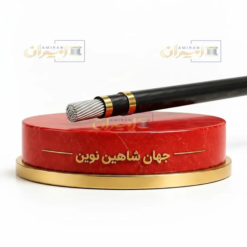 کابل زمینی 300*1 آلومینیوم با روکش XLPE برند جهان شاهین نوین