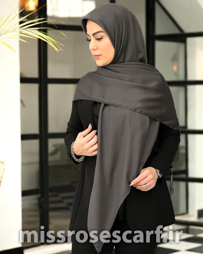 روسری ساده کریستال S53