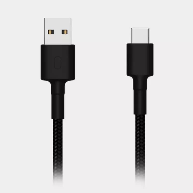 کابل Type C Braided شیائومی 30 سانتی متری Xiaomi Mi Type C Braided Cable 30cm SJX15ZM