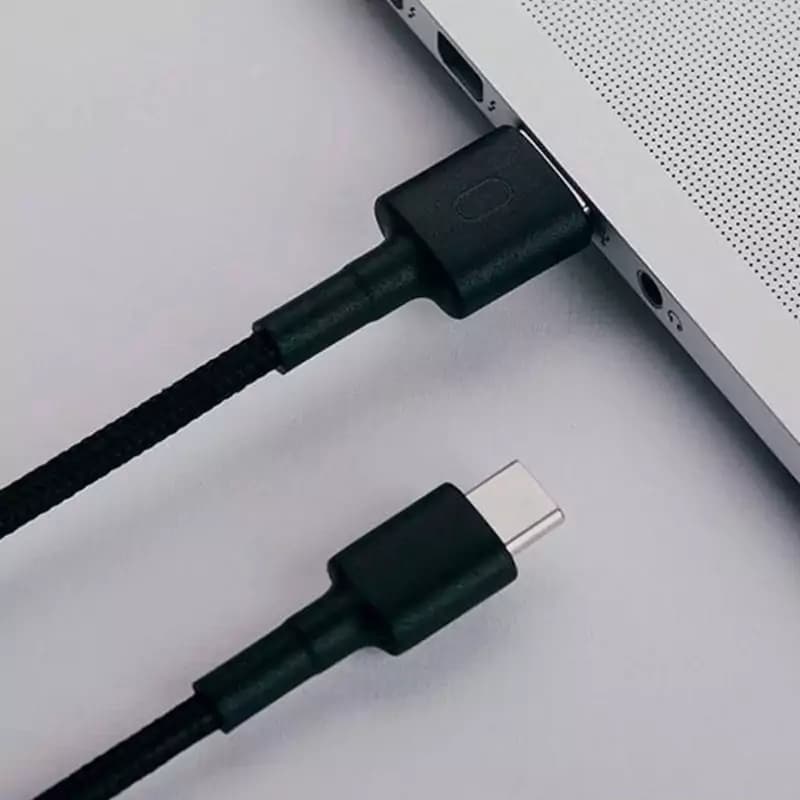 کابل Type C Braided شیائومی 30 سانتی متری Xiaomi Mi Type C Braided Cable 30cm SJX15ZM — تصویر ۲