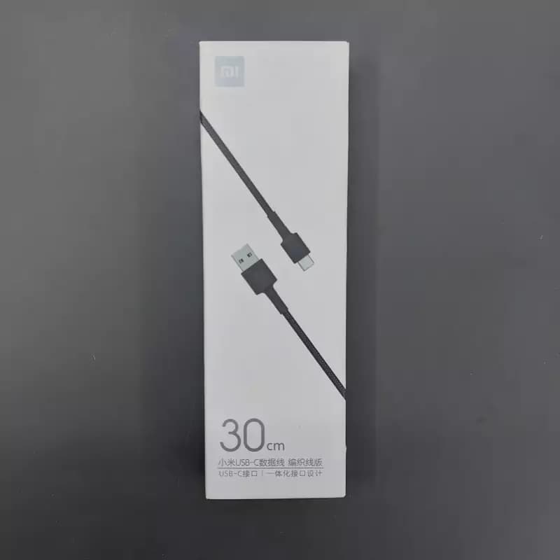 کابل Type C Braided شیائومی 30 سانتی متری Xiaomi Mi Type C Braided Cable 30cm SJX15ZM — تصویر ۴