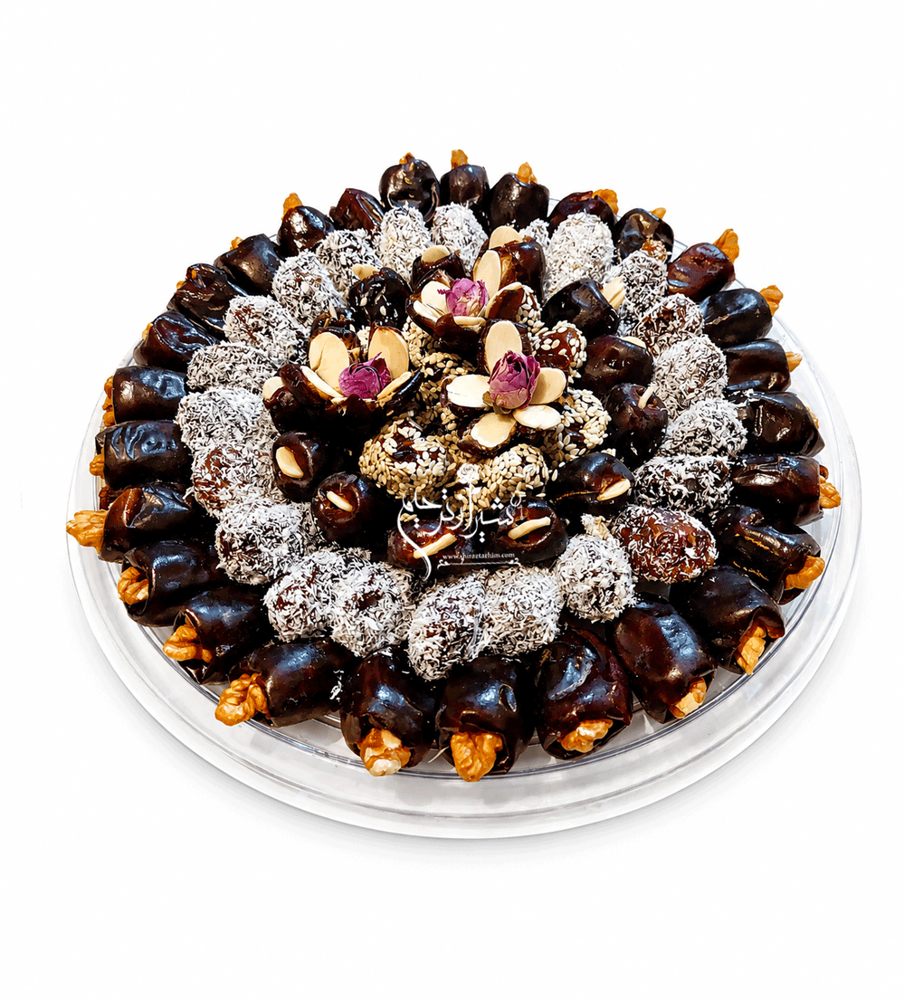 سینی خرما گردویی