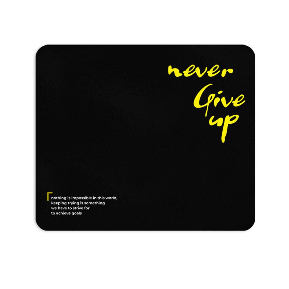 موس پد پیکد طرح Never Give up کد PCD-MP1101