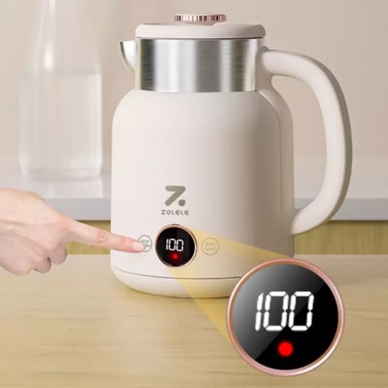 کتری برقی و چای ساز شیائومی زوله له مدل ZOLELE Smart Electric Kettle HK152 ظرفیت 1.5 لیتر — تصویر ۳